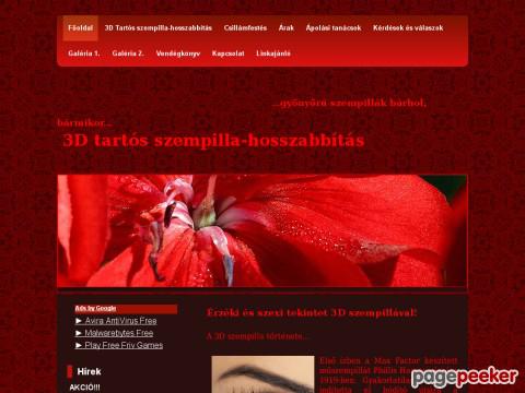 3dszempilla - 3d tartós szempillahosszabbítás