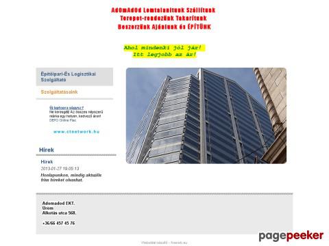 Adomadod - Építőipar Logisztika