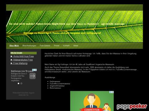 Agimassage - agimassage, heilmasseurin