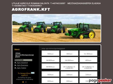 Agrofrank - Utilaje agricole