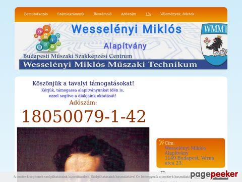 Alapitvanywesselenyi - Kezdőoldal