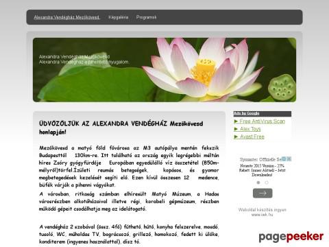 Alexandravendeghazmezokovesd - Alexandra Vendégház Mezőkövesd