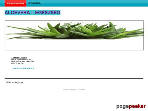 Aloeveratermekek - Aloevera termékek