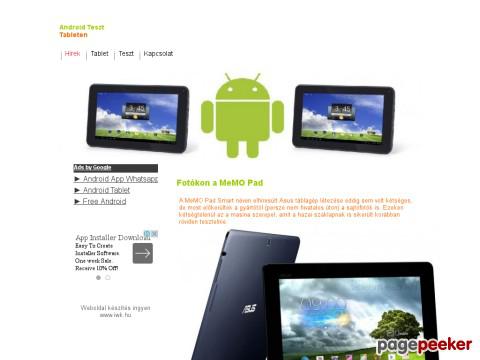 Androidteszt - Hírek - Android Teszt