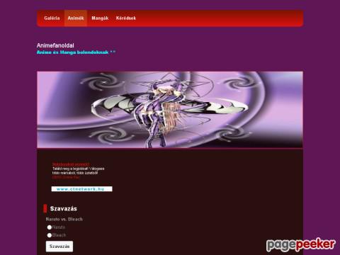 Animefanoldal - fanartok