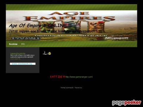 Aoe3online - Age Of Empire 3 ONLINE