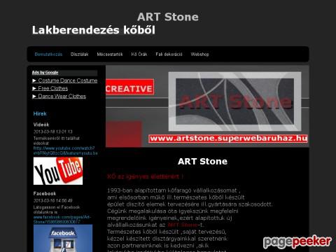 Artstone - Kőből készült lakberendezési tárgyak