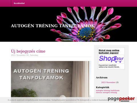 Autogentrening - Autogén Tréning