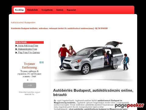 Autokolcsonzobudapest - Autokolcsonzo Budapesten kezdőlap