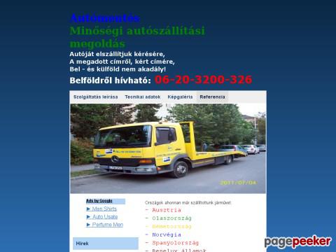 Automento - autómentő, autómentés, autószállítás