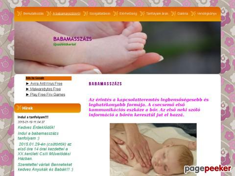 Babamasszazs - babamasszázs oktatás és székmasszázs