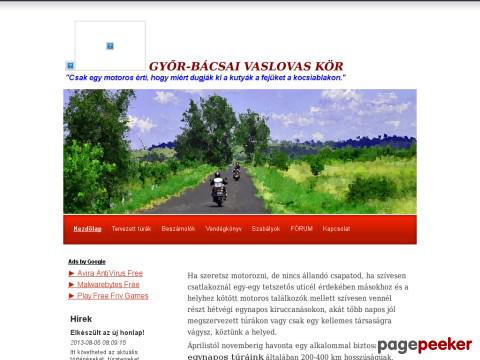 Bacsaivaslovasok - motorostúrák Győr