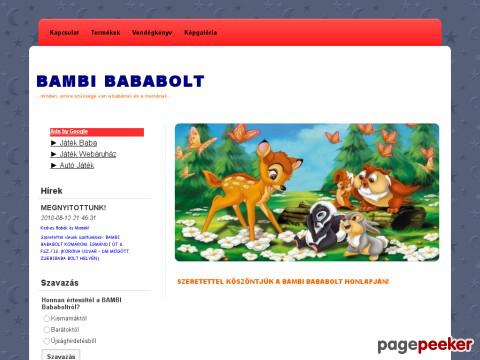 Bambibababolt