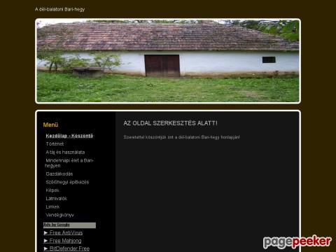 Barihegy - Kezdőlap