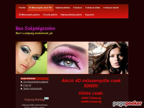 Beaszalon - Bea Szépségszalon - Fodrászat, hajhosszabbítá ...