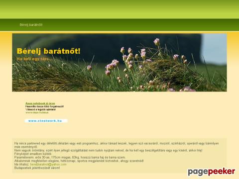 Bereljbaratnot - bérel barátnő kísérő társ