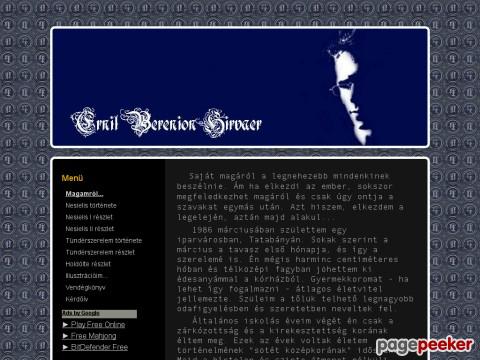 Berenion - Ernil Berenion Hirvaer kezdő fantasztikus-regény ...