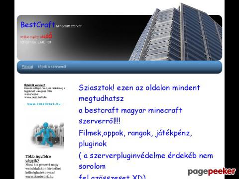 Bestcraft - minecraft bestcraft főoldal