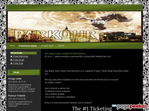 Besztereciparkourosok - Parkour képek