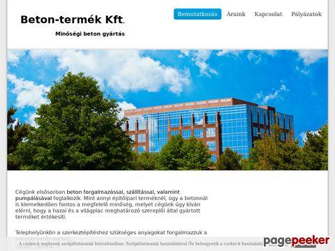 Betontermek