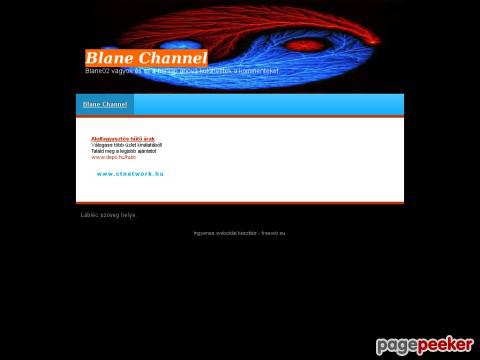 Blanechannel