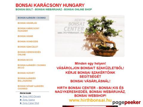 Bonsaikaracsonyhungary - bonsai vásárlás