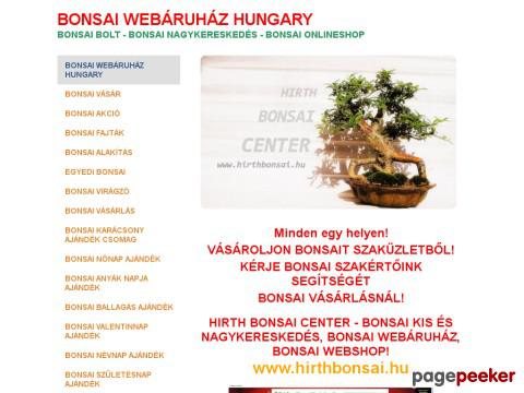 Bonsaiwebaruhazhungary