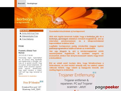 Borbolya - Köszöntelek borbolya oldalán