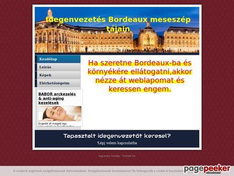 Bordeaux33 - Idegenvezetés Bordeaux meseszép tájain