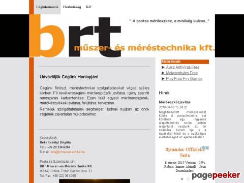 Brt - BRT Műszer -és Méréstechnika Kft.