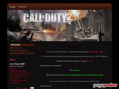 Callofduty2 - Call of Duty 2  - Főoldal