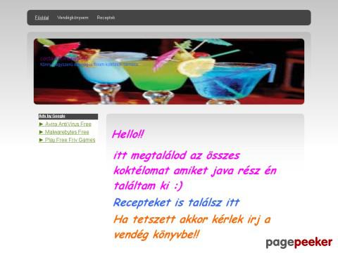 Coctailok - koktél receptek,koktélok,receptek,finom