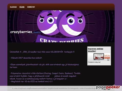 Crazyberries - Kezdőlap