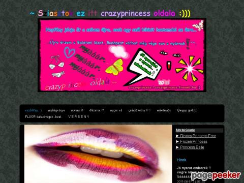 Crazyprincess - Kezdőlap