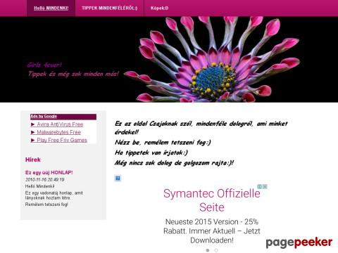 Csajoldal4ever - Bemutatkozás
