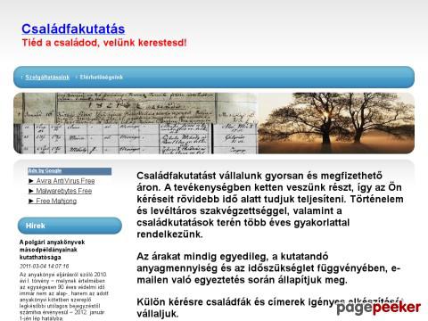Csaladfakutatas