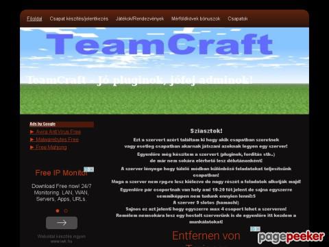 Csapatszerver - mc,minecraft,team,craft,teamcraft,event,quest