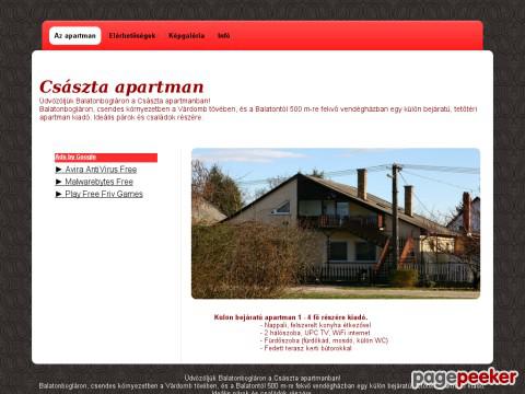Csasztaapartman