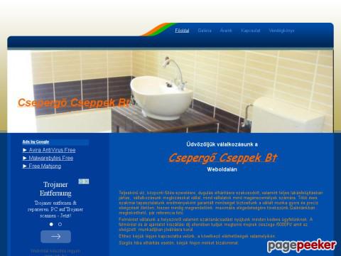 Csepergocseppekbt - csepergő cseppek bt, fűtés, víz, burkolás, k ...