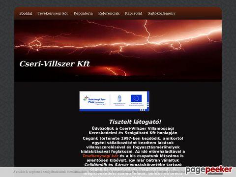 Cserivillszerkft - Cseri-Villszer Kft villanyszerelés/Főoldal
