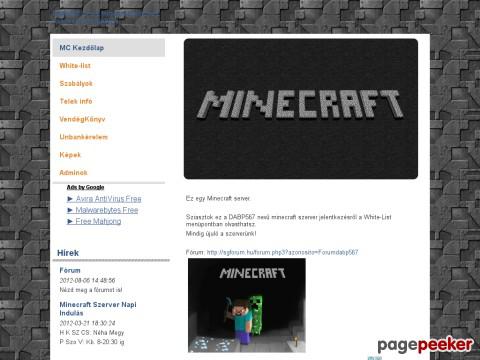 Dabp567 - Minecraft magyar szerver