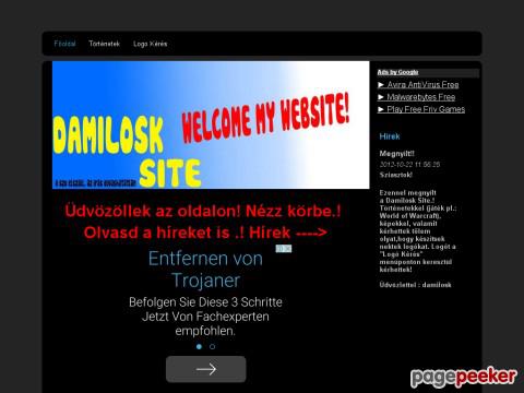 Damilosk - Főoldal - Damilosk Site
