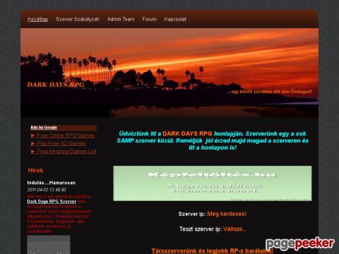 Darkdaysrpg - www.darkdaysrpg.freewb.hu/