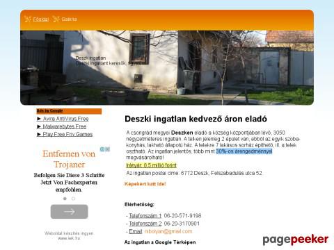Deszkingatlan - Deszk Ingatlan Főoldal
