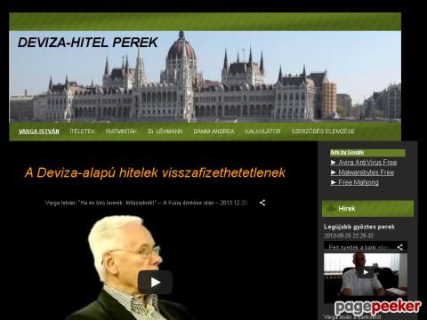 Devizahitelperek - Bevezető