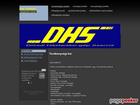 Dhsszerviz - DHS Háztartásigép Szerviz
