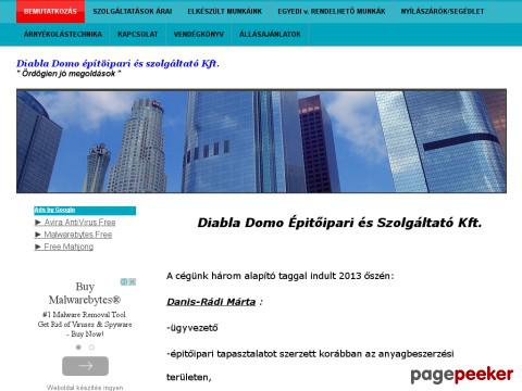 Diabladomo - Diabla Domo Építöipari és Szolgáltató Kft.