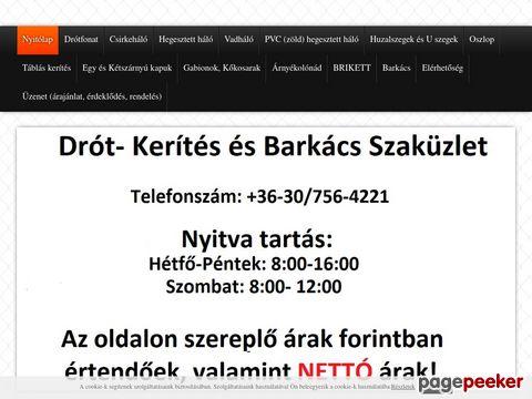 Drotfonat - kerítés, drótfonat, táblás kerítés, vadhál ...