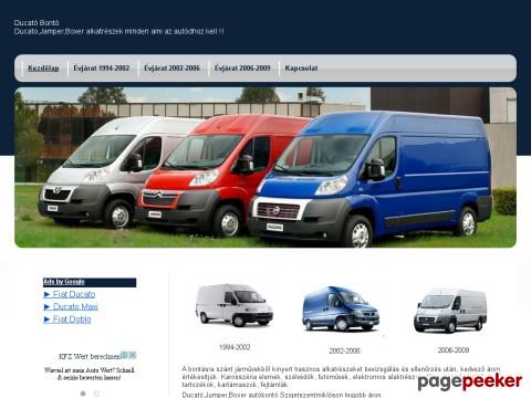 Ducatobonto - Kezdőlap ducato autóbontó Szigetszentmiklós