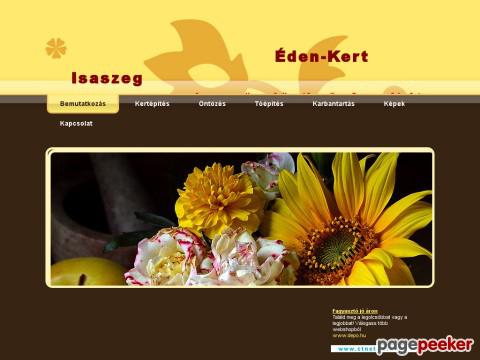 Edenkertbolt - Kertépítés
